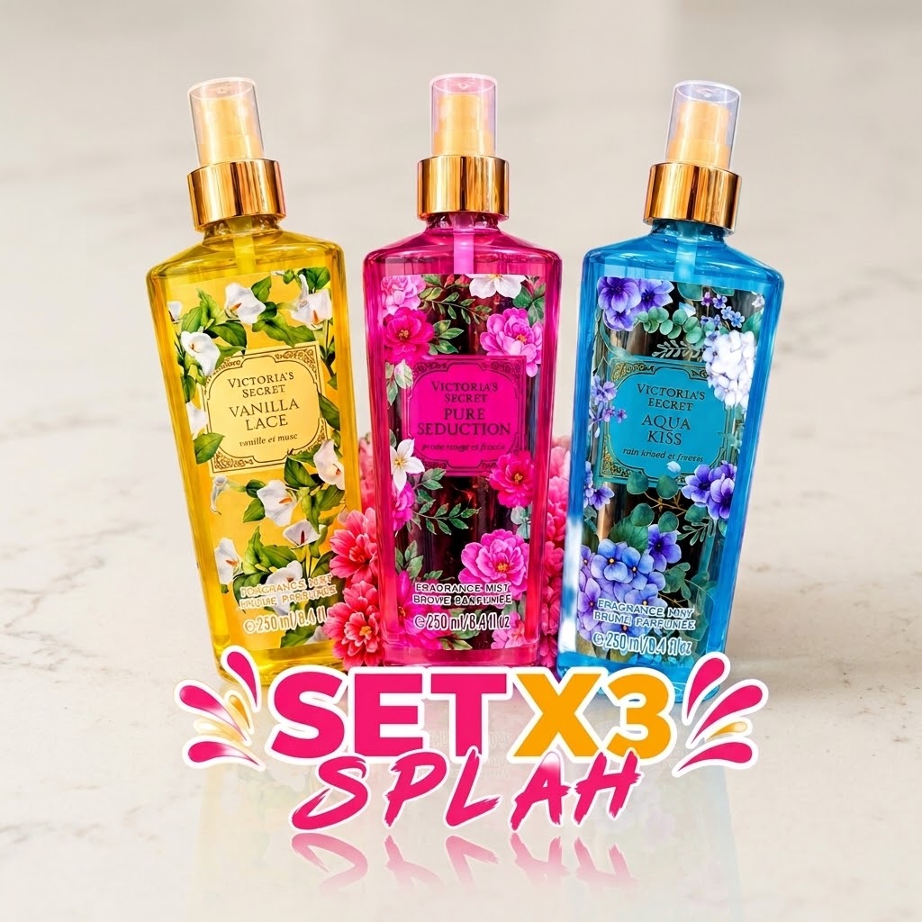 SET X 3 SPLASH VICTORIA SECRET 250ML
