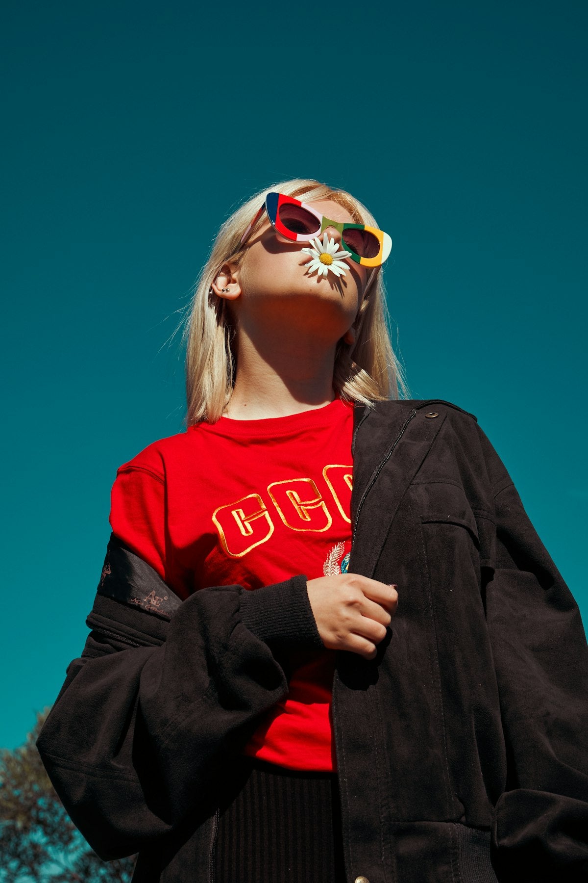 Suéter oversize rojo