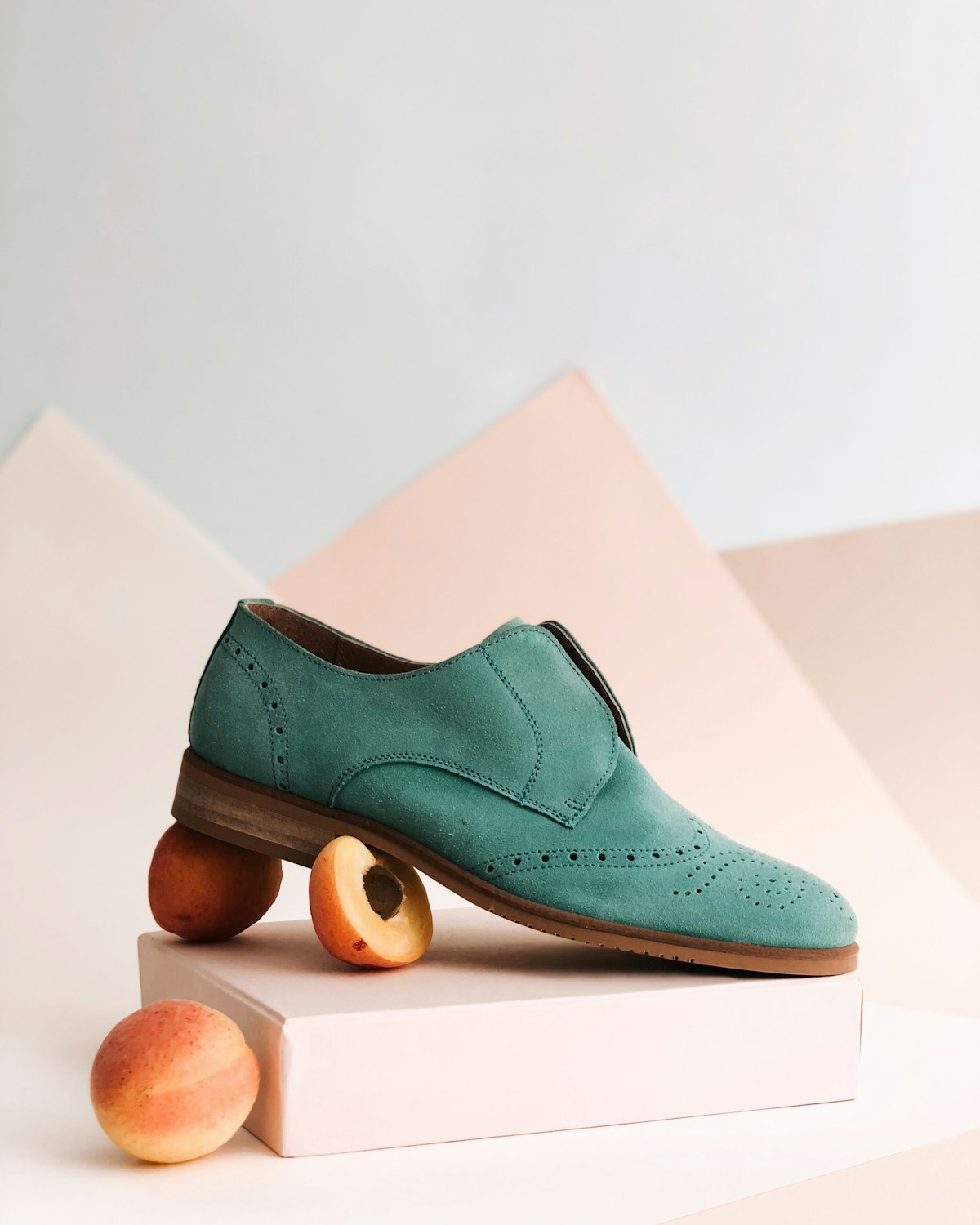 Zapatillas cuero verde