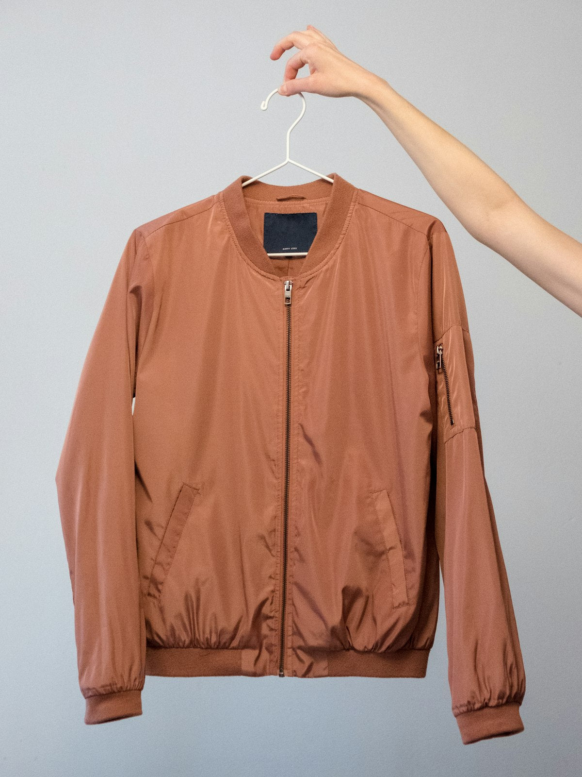 Chaqueta bomber terracota